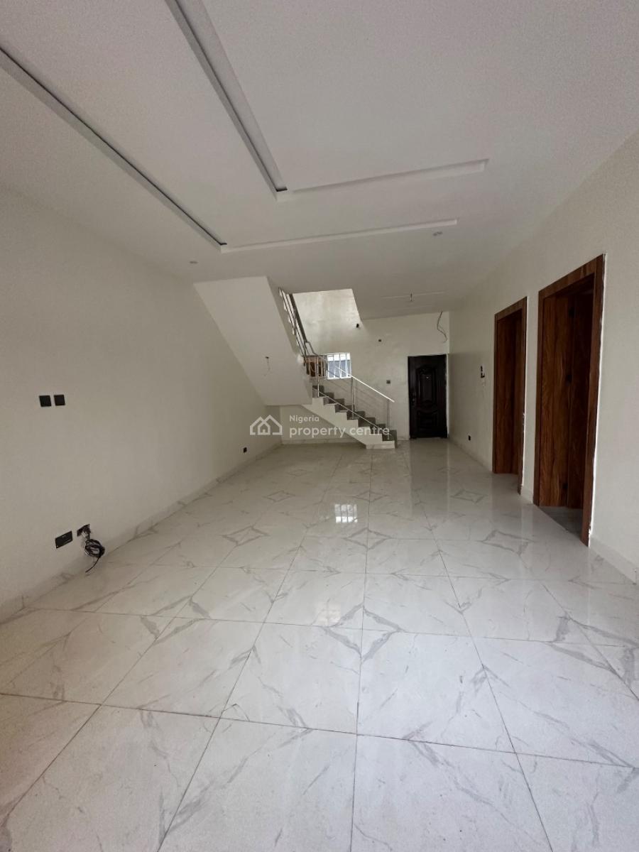 Beautiful Three Bedroom Terraced Duplex with Solar in a Secured Estate, Ogombo Road, Ajah, Lagos, Terraced Duplex for Sale