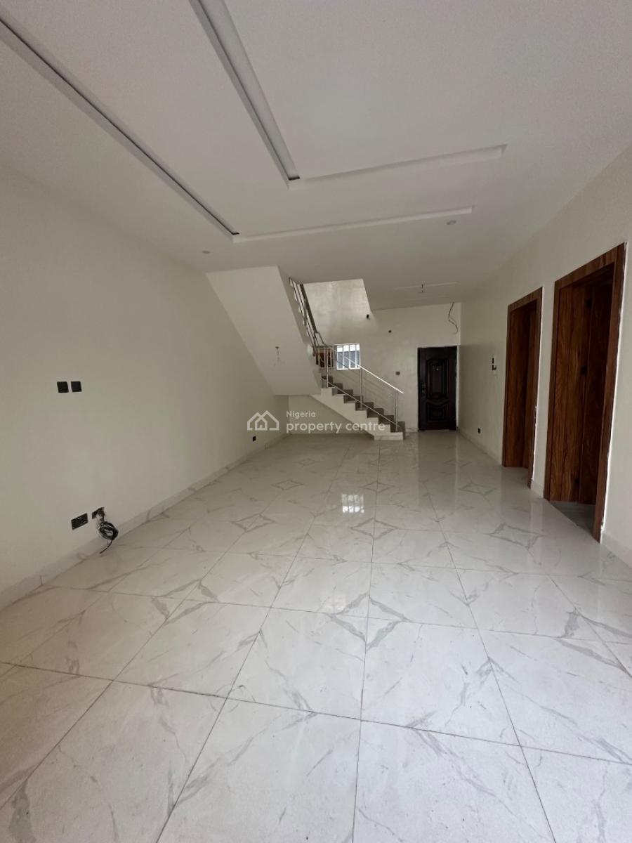 Beautiful Three Bedroom Terraced Duplex with Solar in a Secured Estate, Ogombo Road, Ajah, Lagos, Terraced Duplex for Sale
