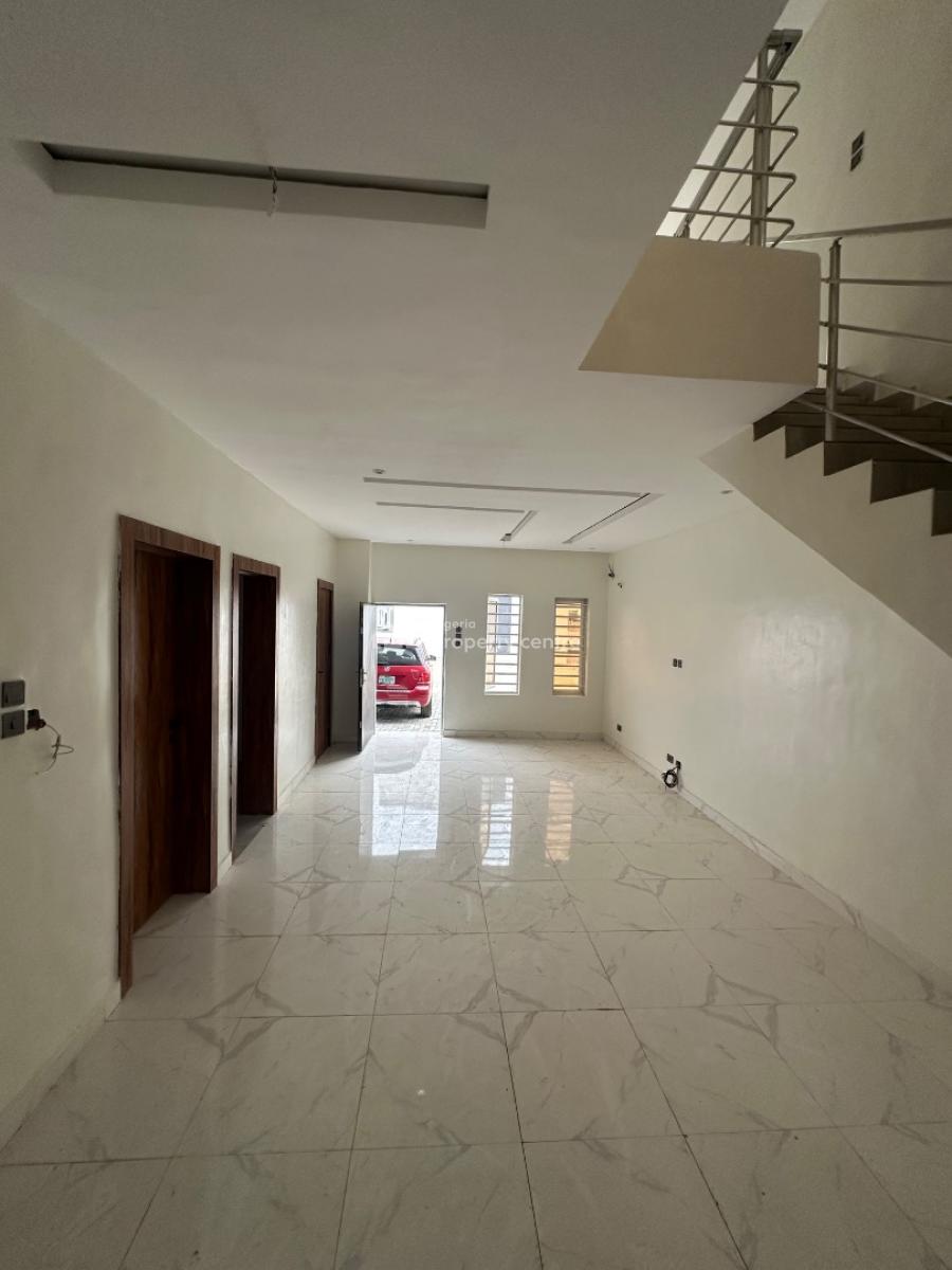 Beautiful Three Bedroom Terraced Duplex with Solar in a Secured Estate, Ogombo Road, Ajah, Lagos, Terraced Duplex for Sale