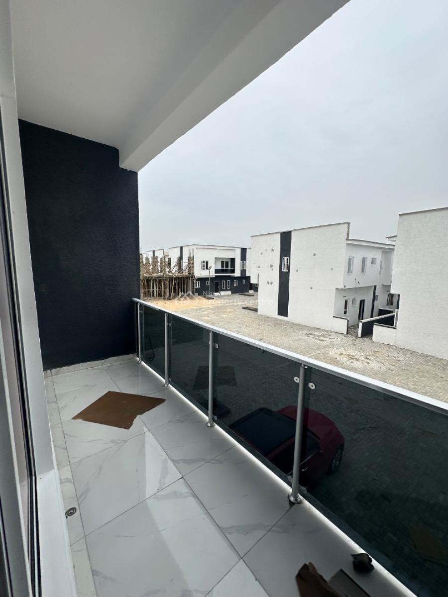 Beautiful Three Bedroom Terraced Duplex with Solar in a Secured Estate, Ogombo Road, Ajah, Lagos, Terraced Duplex for Sale