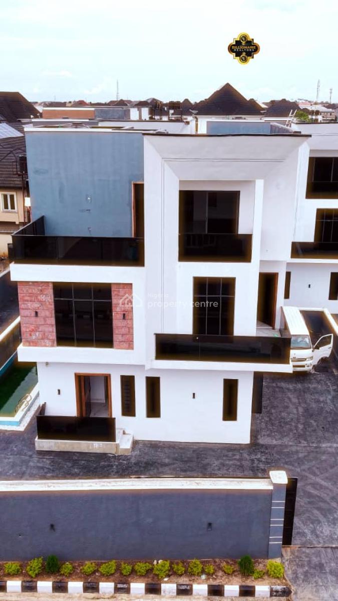 4 Bedrooms Fully Detached Smart Home + Bq and Pool, Kiki Court Residence in Scheme 2 Peninsula, Ajah, Lagos, Detached Duplex for Sale