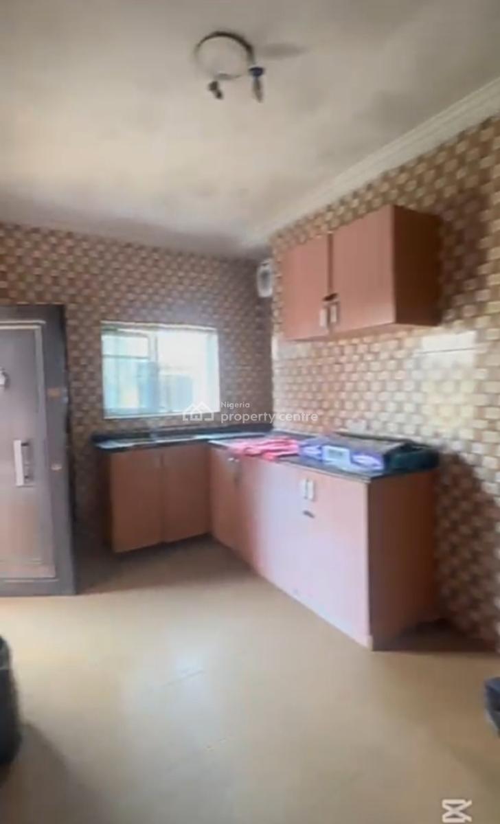 Spacious Upstairs Room Selfcon Inside a Shared Apartment { Video}, Addo Road, Ajah, Lagos, Self Contain (single Rooms) for Rent