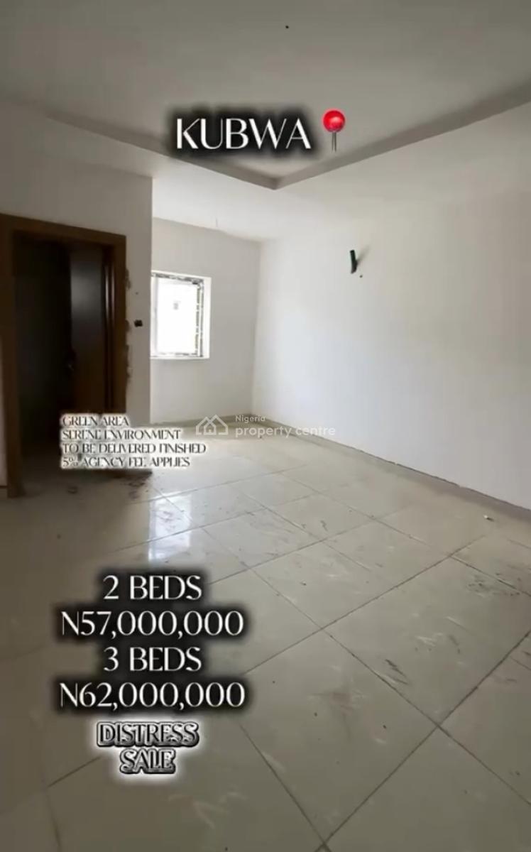 Newly Built 3 Bedroom Flat, in a Mini Estate, Fo1 Layout, Kubwa, Abuja, Flat / Apartment for Sale