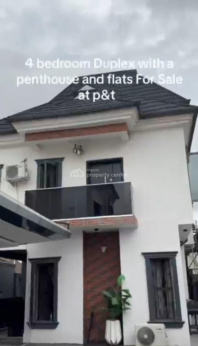 Tastefully Finished 4 Bedroom Duplex Wit 3 Units of Uncompleted 2 Bed, High Castle Estate, Ipaja, Lagos, Detached Duplex for Sale