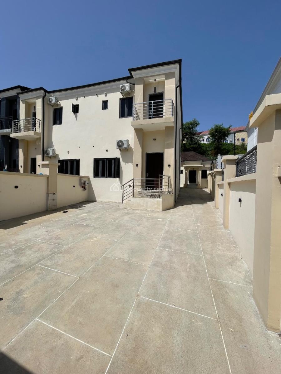 3 Bedroom with One Bedroom Guest House, Naf Valley Estate, Asokoro District, Abuja, Semi-detached Duplex for Rent