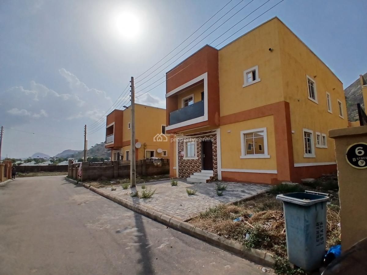 Luxury 5-bedroom Detached Duplex with Study Room on Tarred Road, Lennar Hillside Estate Near Brick City Estate, Kubwa, Abuja, Detached Duplex for Sale