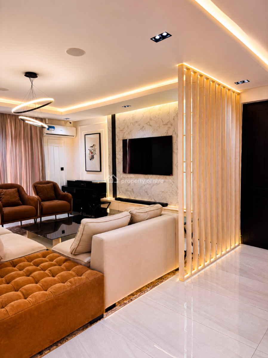 Very Clean Excutive 3 Bedroom Flat with Bq Upstairs N Elevator, Inside Banana Island Estate, Banana Island, Ikoyi, Lagos, Flat / Apartment for Sale
