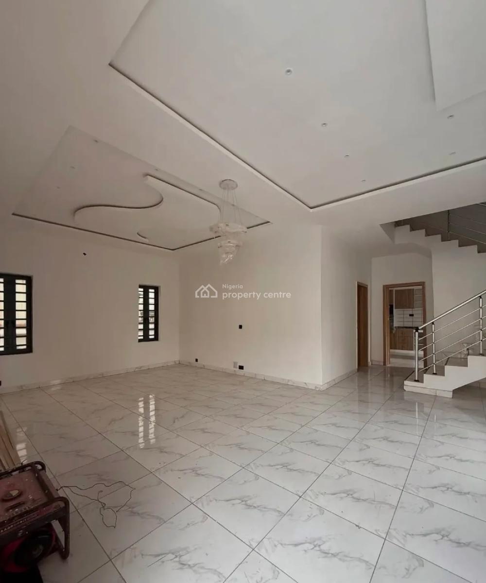 Contemporary 5 Bedroom Fully Detached Duplex with Bq, Secure Estate at Abijo Gra, Abijo, Lekki, Lagos, Detached Duplex for Sale
