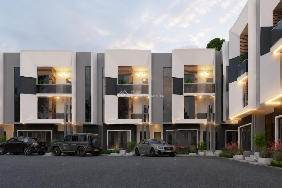 4 Bedroom Terrace Duplex with Bq, Life Camp, Abuja, Semi-detached Duplex for Sale