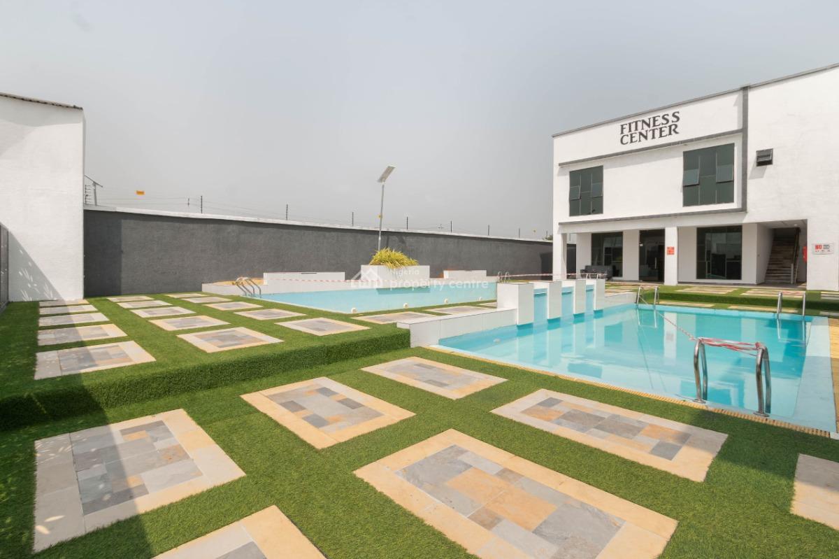 Luxury 2 Bedroom Apartment with Swimming Pool and Gymnasium, Football Pitch, Ps5,smart Door Lock,inbulit Speakers,table Tennis, Ajah, Lagos, Flat / Apartment Short Let