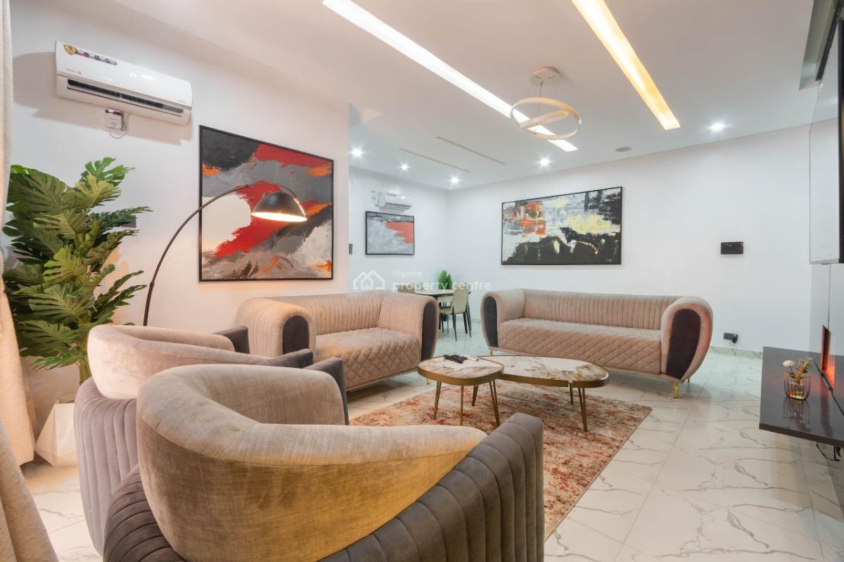 Luxury 2 Bedroom Apartment with Swimming Pool and Gymnasium, Football Pitch, Ps5,smart Door Lock,inbulit Speakers,table Tennis, Ajah, Lagos, Flat / Apartment Short Let