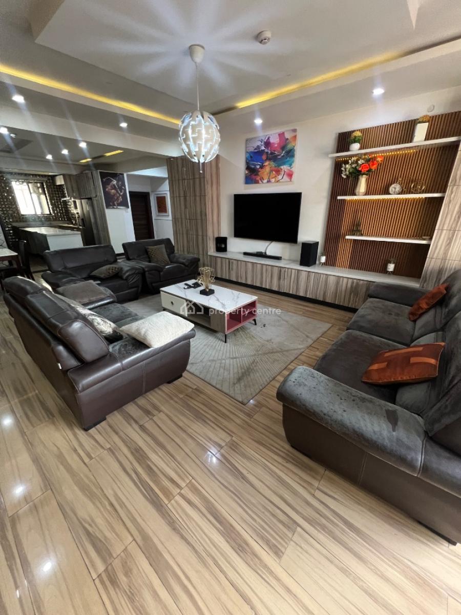 Superb & Strategically Located Massive Fully Furnished 3-bedroom Flat, Oniru, Victoria Island (vi), Lagos, Flat / Apartment for Rent
