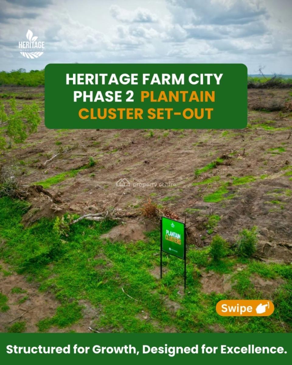 500k to Start Farming: 1 Acre with Free Seeds, Fertilizer + Borehole, Heritage Farm City Phase 2,alabata,near Funnab, Abeokuta South, Ogun, Commercial Land for Sale