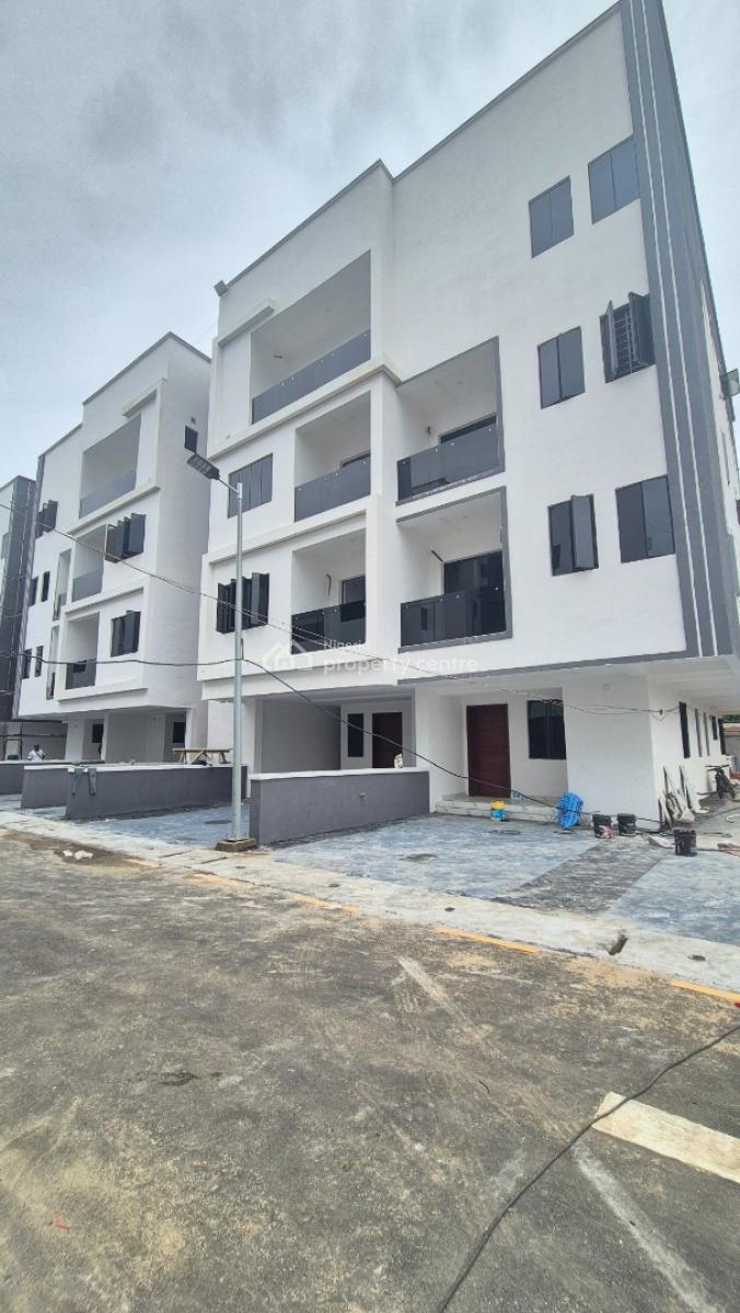 Direct Luxury 4 Bedrooms Terraced Duplex with a Room Bq, Gym, Swimming Pool, Off Issac John Street, Ikeja Gra, Ikeja, Lagos, Terraced Duplex for Sale
