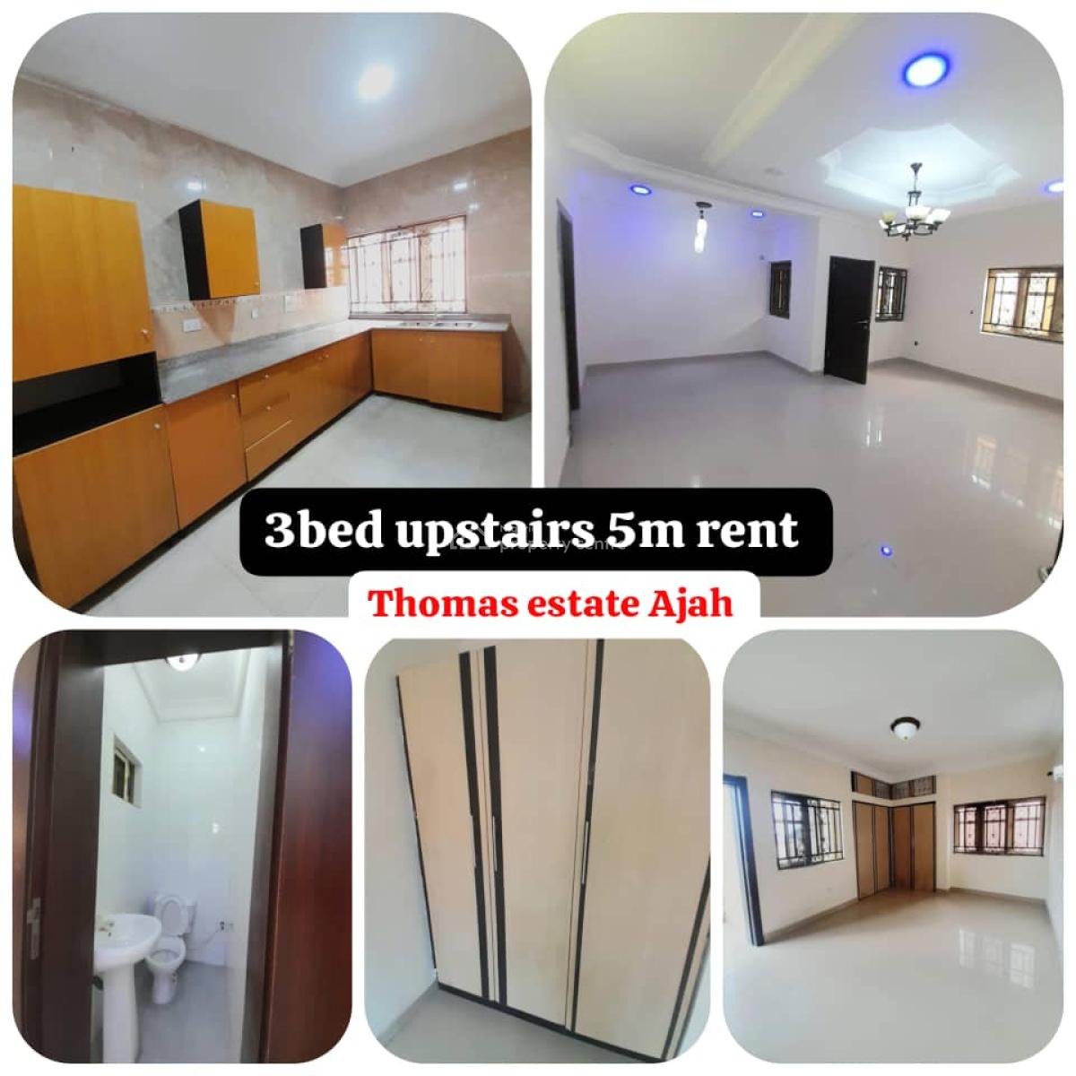 3 Bedroom Apartment, Thomas, Ajah, Lagos, Flat / Apartment for Rent