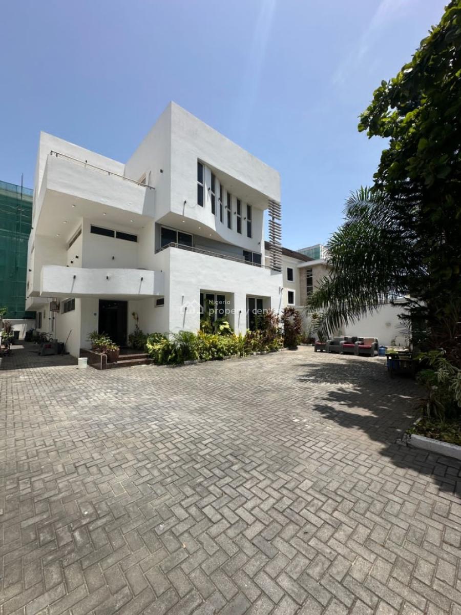 Well Finished Spacious Four Bedroom Serviced Semi-detached House for R, Banana Island, Ikoyi, Lagos, Detached Duplex for Rent