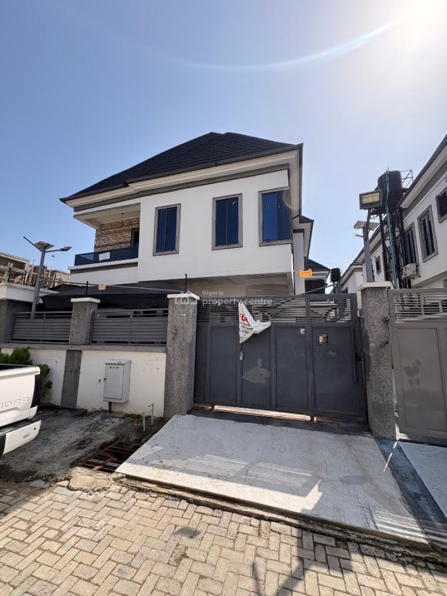 Massive 5 Bedroom Fully Detached Duplex with Bq, Gatehouse & Carports, Royal Pine Estate, Orchid Road By Lekki 2nd Toll Gate, Lekki, Lagos, Detached Duplex for Sale