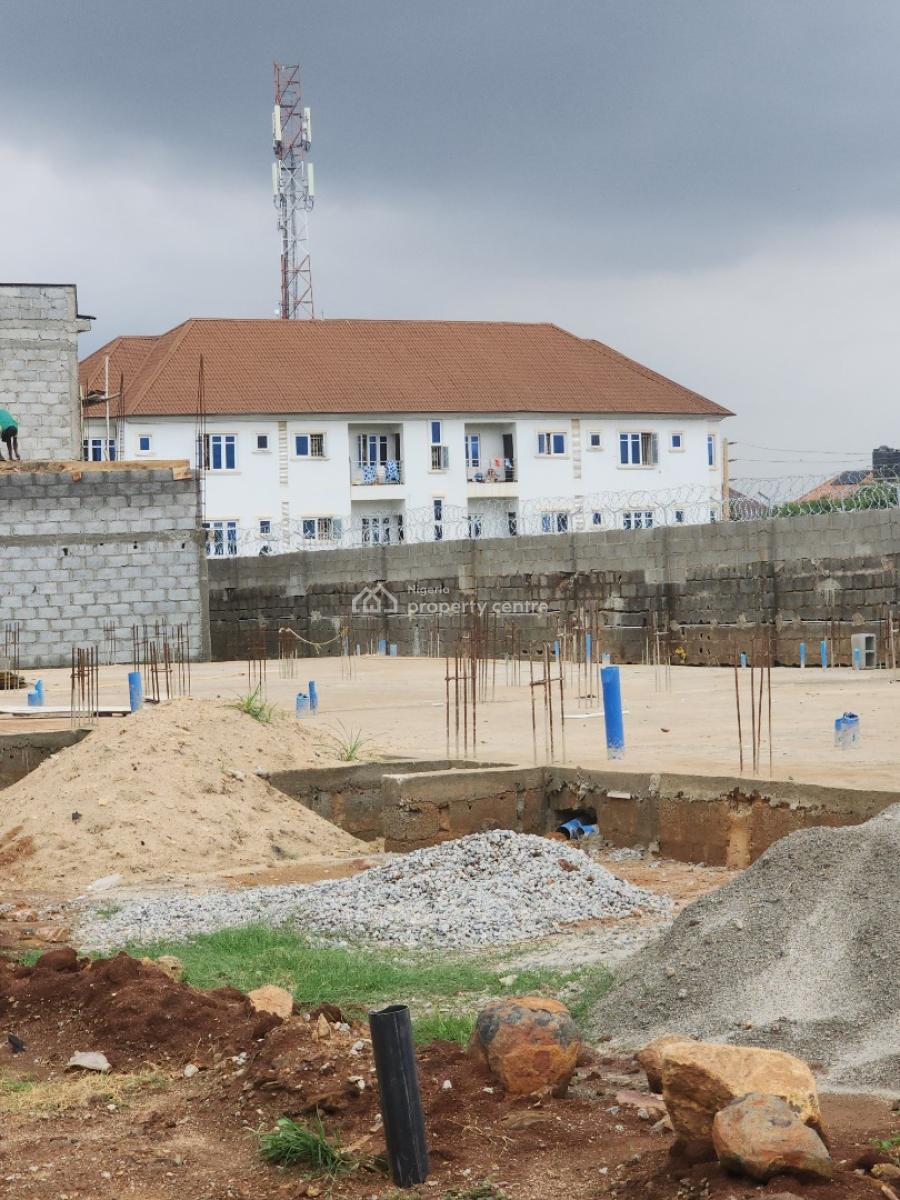Well Located Newly Built 4 Bedroom Terrace Duplex (semi-finished), Arab Road, Kubwa, Abuja, Terraced Duplex for Sale