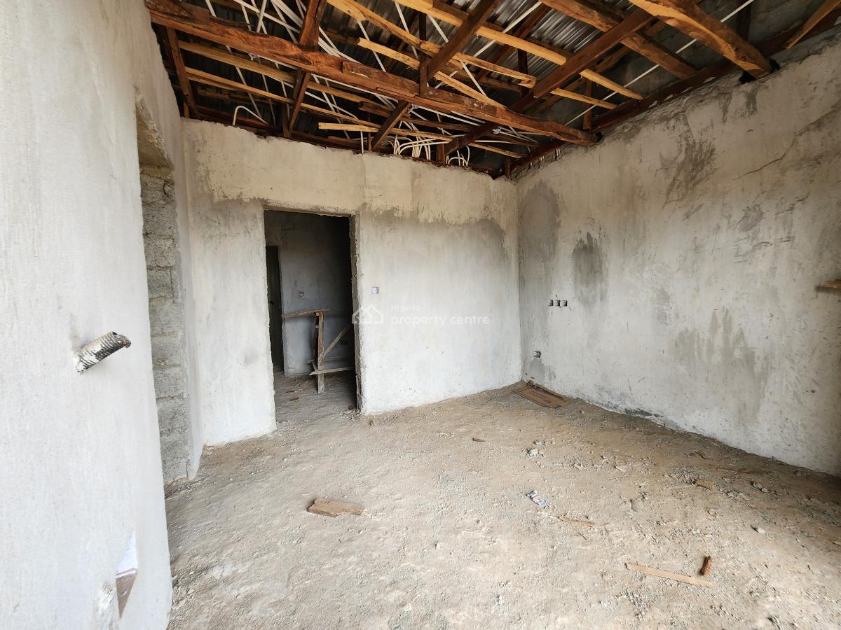Well Located Newly Built 4 Bedroom Terrace Duplex (semi-finished), Arab Road, Kubwa, Abuja, Terraced Duplex for Sale