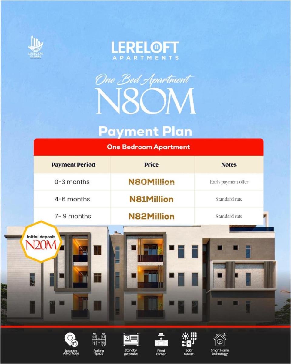 Mainland Luxury Redefined: Lereloft Apartments with Central Solar, Lereloft Apartment,aguda. a Perfect Location for Your Investment, Surulere, Lagos, Flat / Apartment for Sale