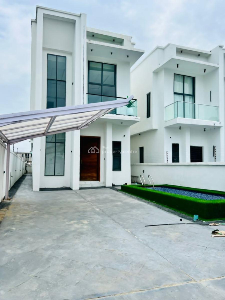 Affordable 4 Bedroom Fully Detached Duplex with Bq, Swimming Pool, Along Orchid Road, Before Orchid General Hospital., Lekki, Lagos, Detached Duplex for Sale