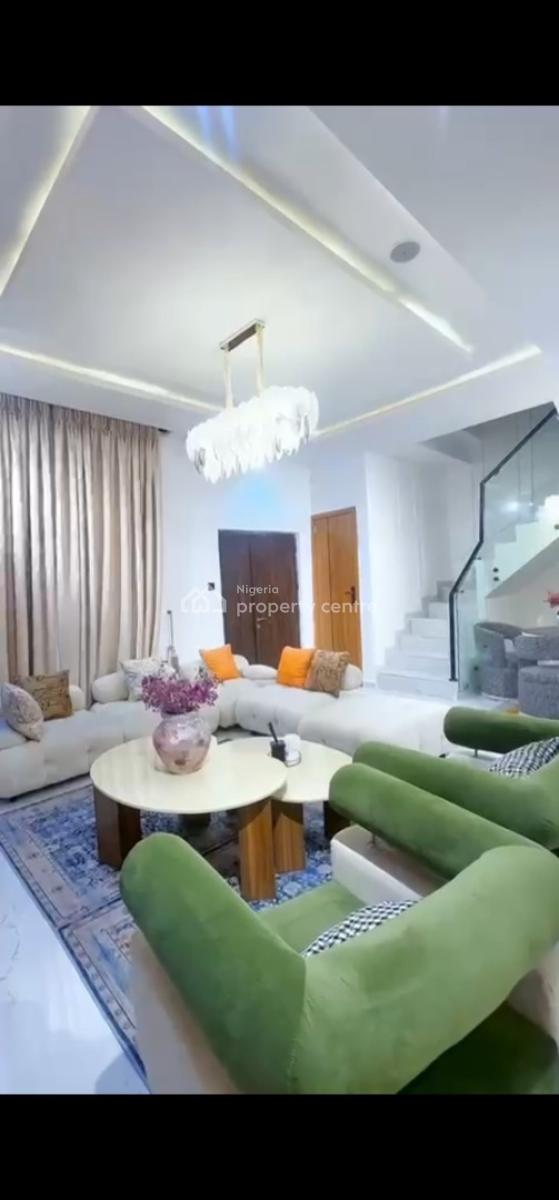 Brand New Fully Furnished 4 Bedroom Terrace in a Secure Estate, Orchid, Lekki, Lagos, Terraced Duplex for Rent