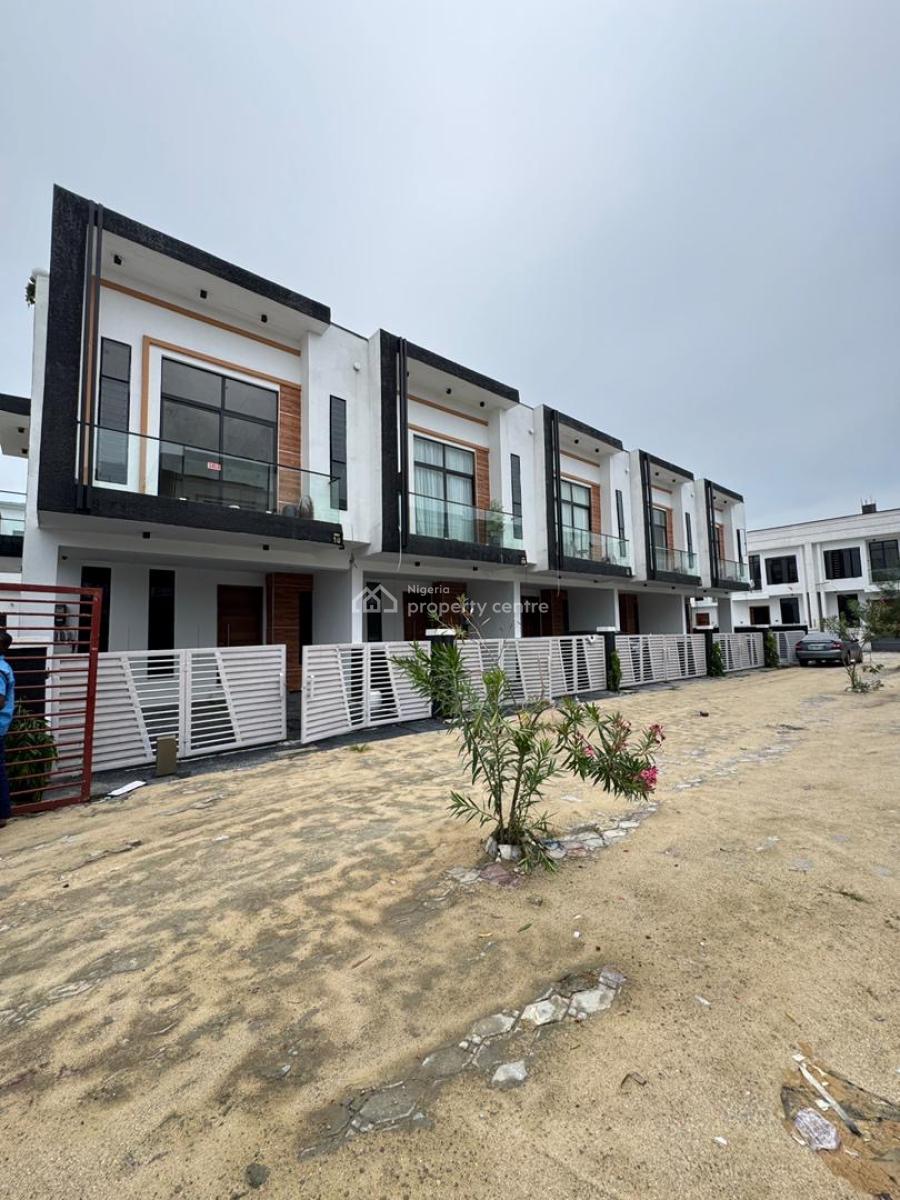 Lovely 4 Bedroom Terraced  Duplex with a Bq in a Secured Estate, Ikota, Lekki, Lagos, Terraced Duplex for Sale