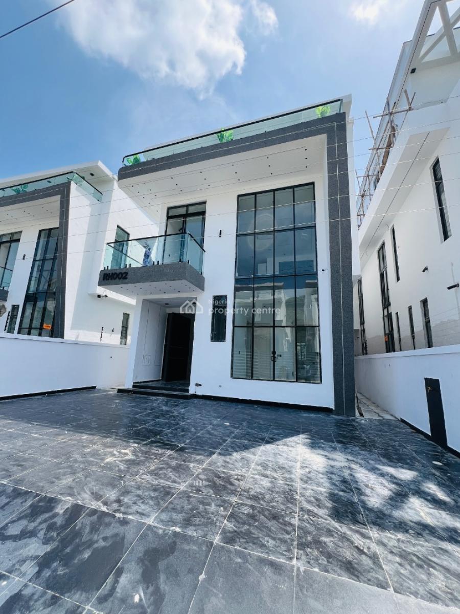 Contemporary 5 Bedroom Detached Duplex with a Swimming Pool and a Bq, Chevron Toll Gate, Igbo Efon, Lekki, Lagos, Detached Duplex for Sale