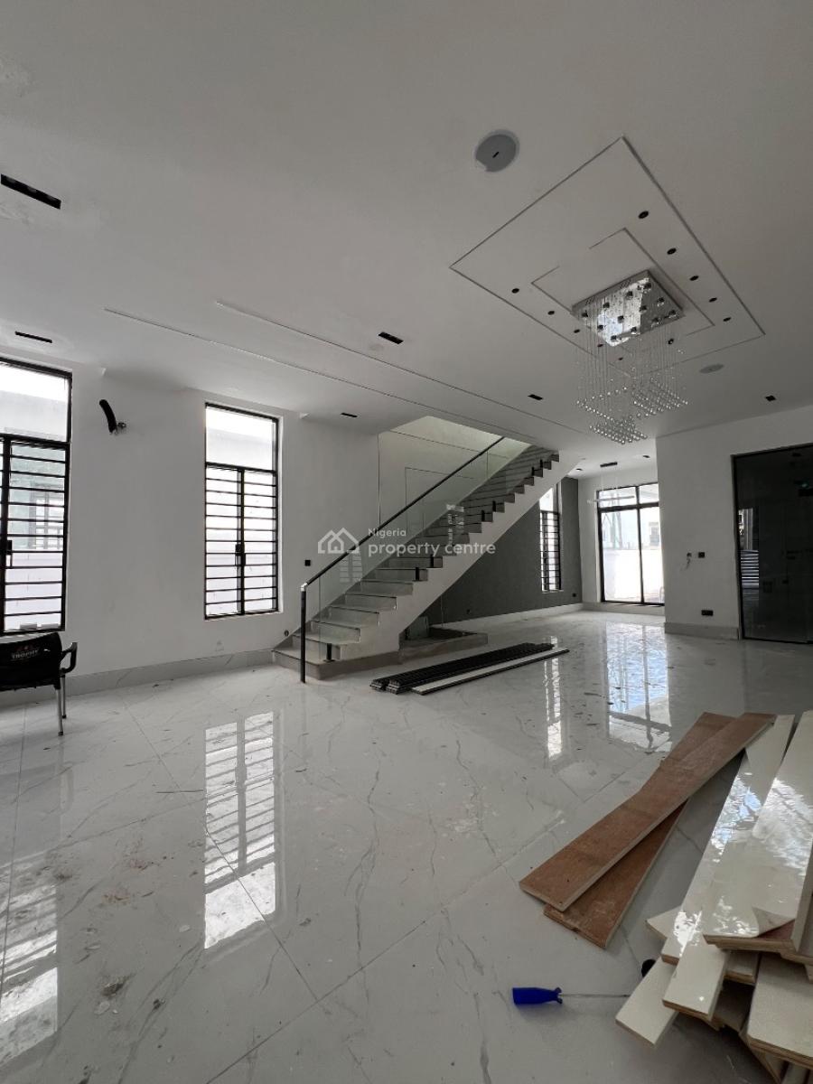 Contemporary 5 Bedroom Detached Duplex with a Swimming Pool and a Bq, Chevron Toll Gate, Igbo Efon, Lekki, Lagos, Detached Duplex for Sale