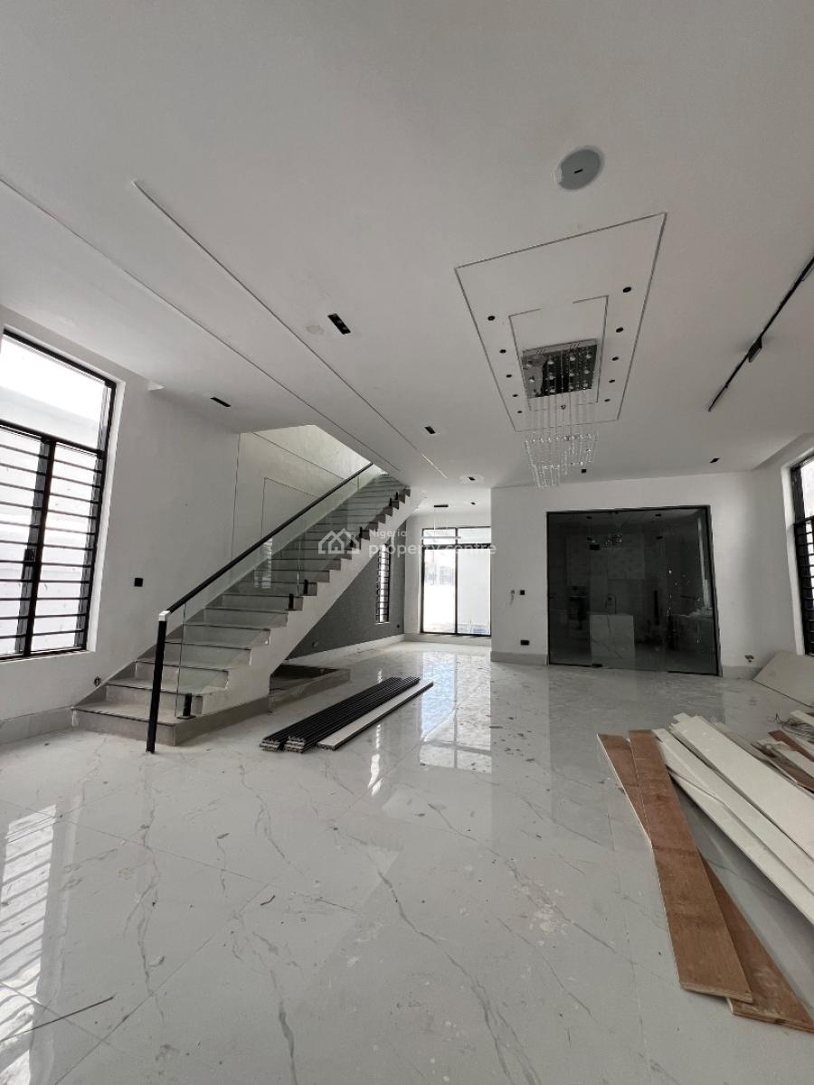 Contemporary 5 Bedroom Detached Duplex with a Swimming Pool and a Bq, Chevron Toll Gate, Igbo Efon, Lekki, Lagos, Detached Duplex for Sale