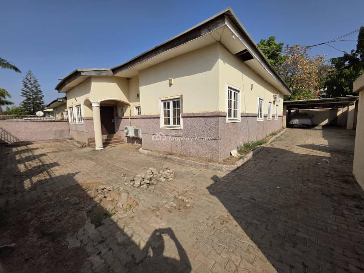 Well-maintained Stand Alone 3beds  with a 2-room Self-contain Unit, Kado, Abuja, Detached Bungalow for Rent