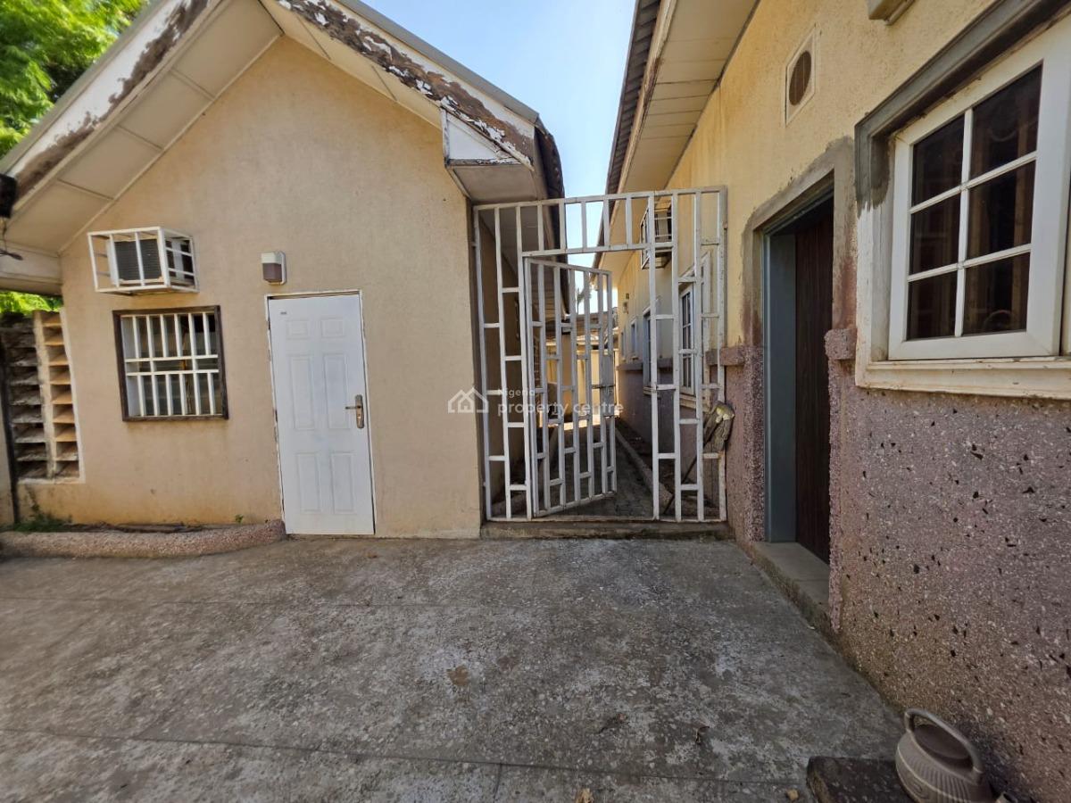 Well-maintained Stand Alone 3beds  with a 2-room Self-contain Unit, Kado, Abuja, Detached Bungalow for Rent