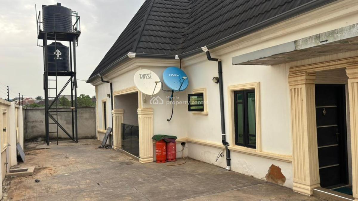 Luxury Built 4 Bedroom Bungalow By Iju Bustop After Winners Church,ota, Sango Ota, Ogun, Detached Bungalow for Sale