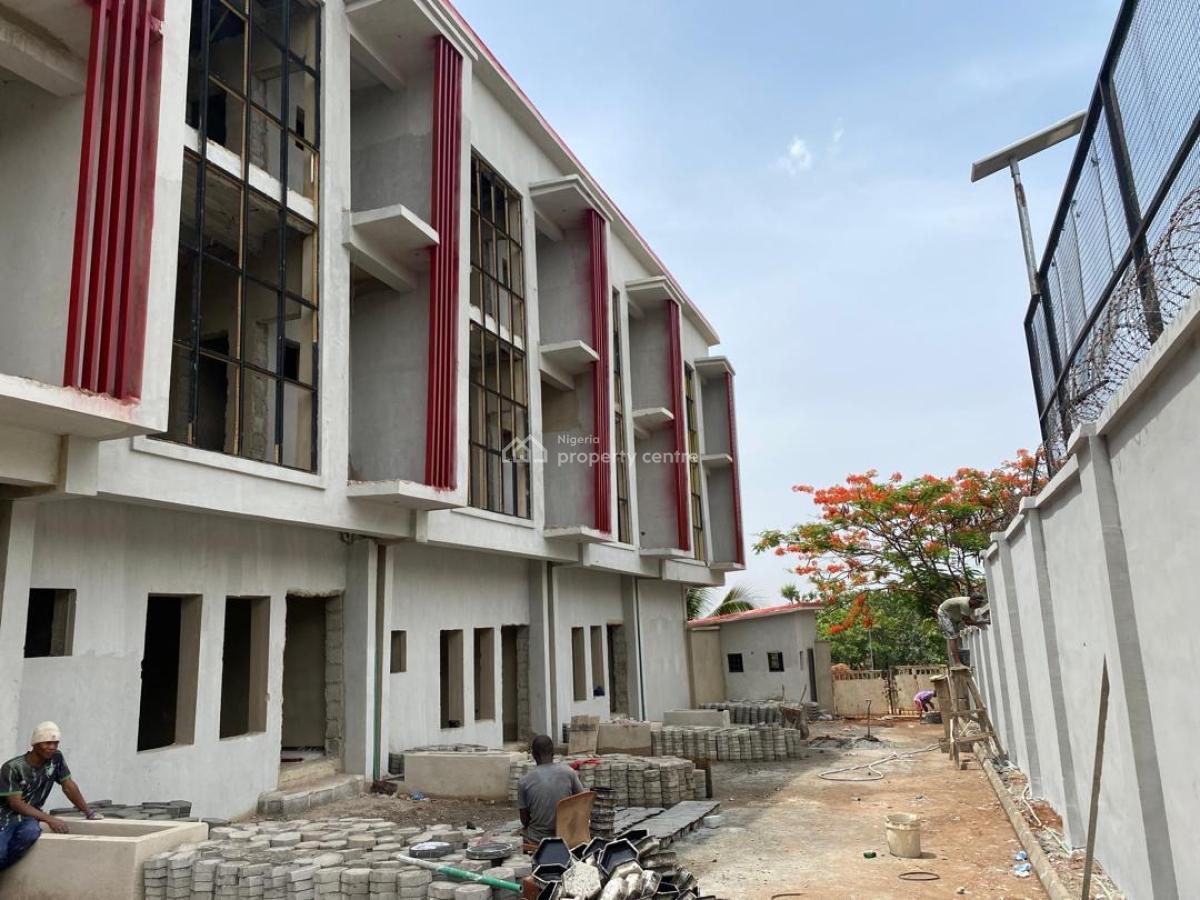 Luxury 5-bedroom Terrace Duplex with Bq in Katampe Main -- Prime Locate, Katempe Main By Eternal Fuel Station, Katampe, Abuja, Terraced Duplex for Sale