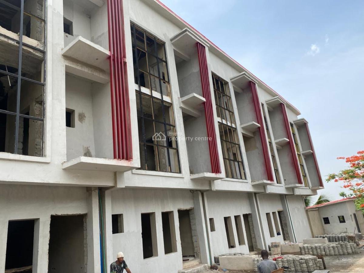 Luxury 5-bedroom Terrace Duplex with Bq in Katampe Main -- Prime Locate, Katempe Main By Eternal Fuel Station, Katampe, Abuja, Terraced Duplex for Sale