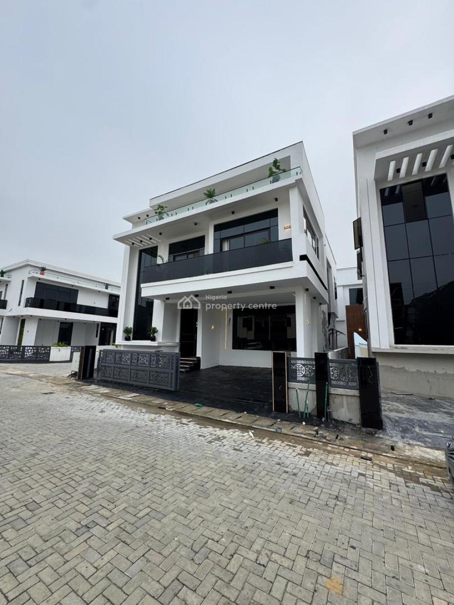 Newly Built 5 Bedroom Luxury Detached Duplex with a Swimming Pool, Chevron Tollgate, Lekki Conservation, Lekki, Lagos, Detached Duplex for Sale