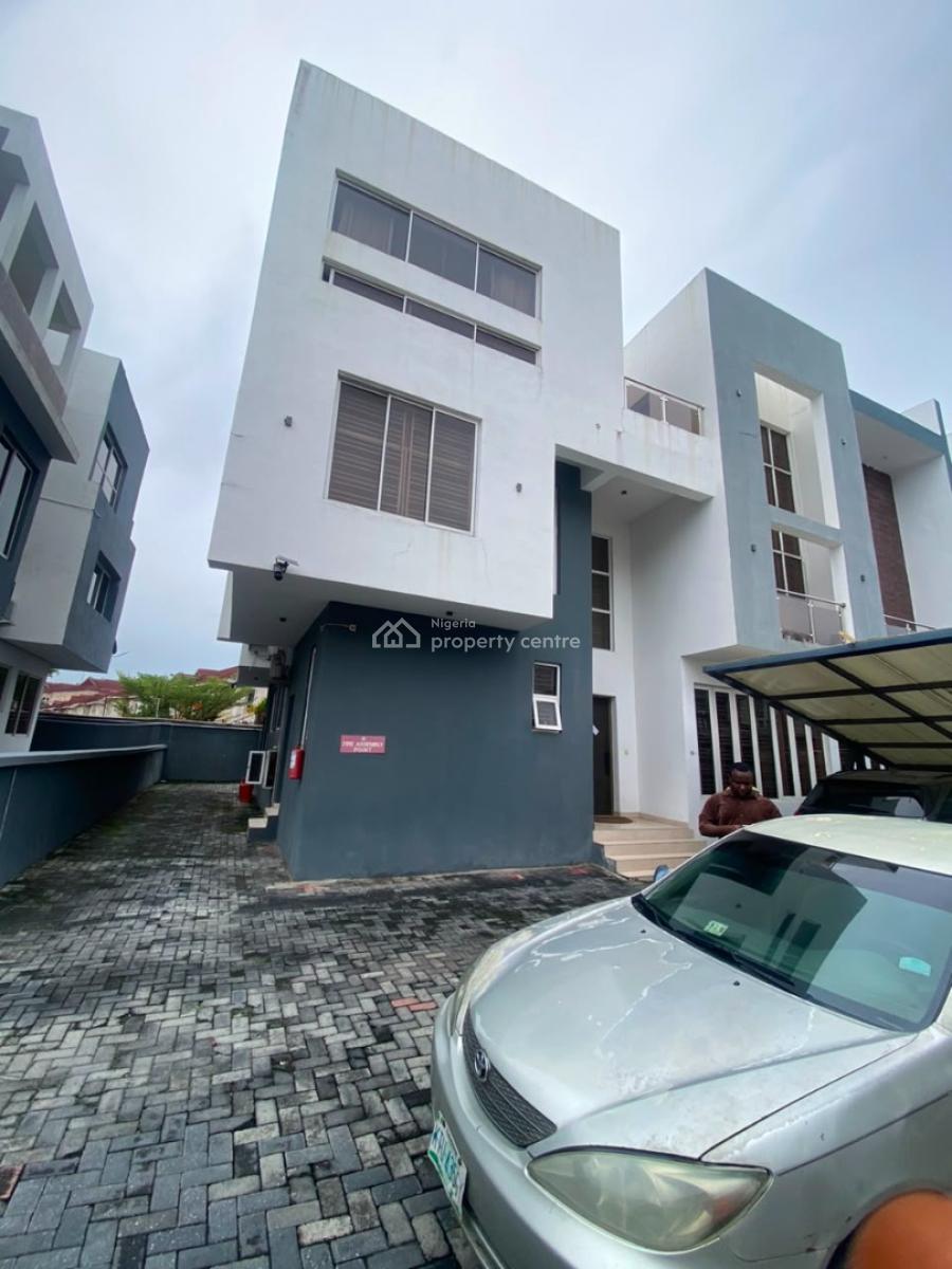 5 Bedroom Semi Terrace Duplex with Bq, Address Homes, Osapa, Lekki, Lagos, Terraced Duplex for Rent