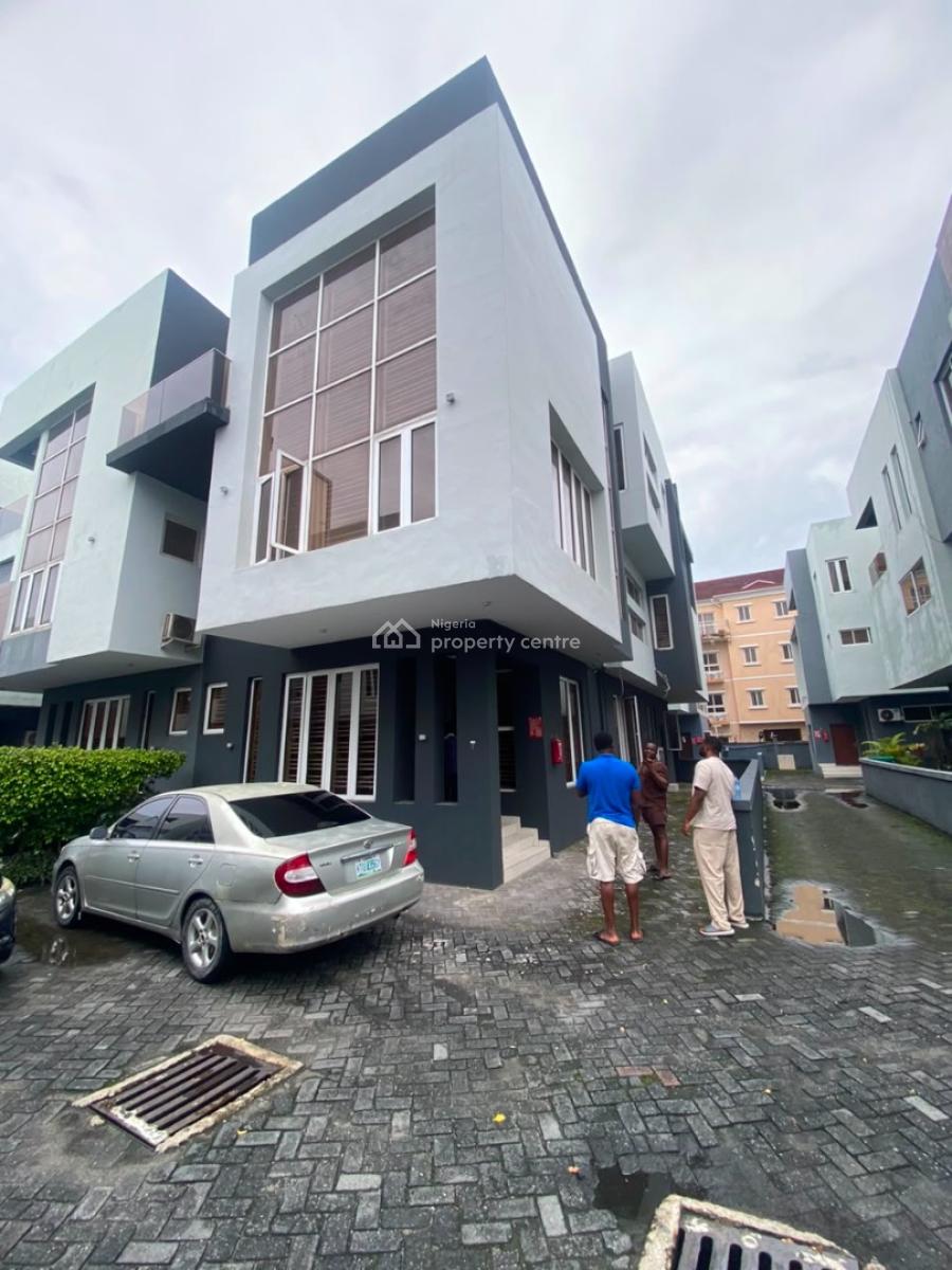 4 Bedroom Semi Terrace Duplex with Bq, Address Homes, Osapa, Lekki, Lagos, Terraced Duplex for Rent