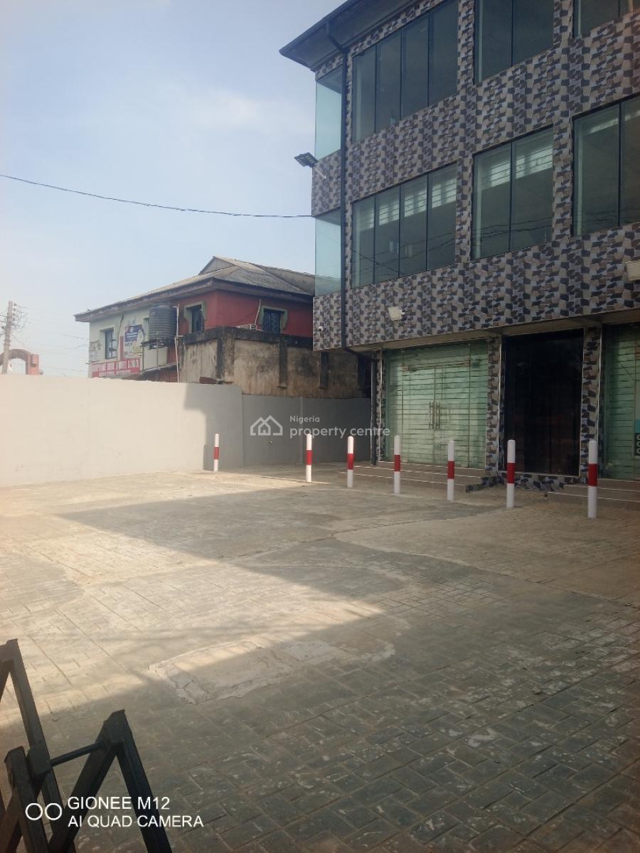 Newly Built 2 Story Building for Commercial Purposes, Ipaja Road Alimosho Lagos, Alimosho, Lagos, Commercial Property for Rent