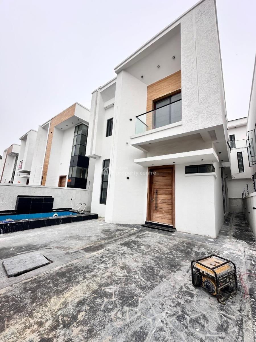 Contemporary Design 4 Bedroom House with a Pool, Chevron Estate, Lekki, Lagos, Detached Duplex for Sale