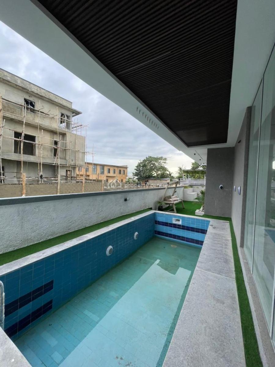 Contemporary 5 Bedroom Detached Duplex with Pool, Gym, Cinema & Office, Osapa, Lekki, Lagos, Detached Duplex for Sale
