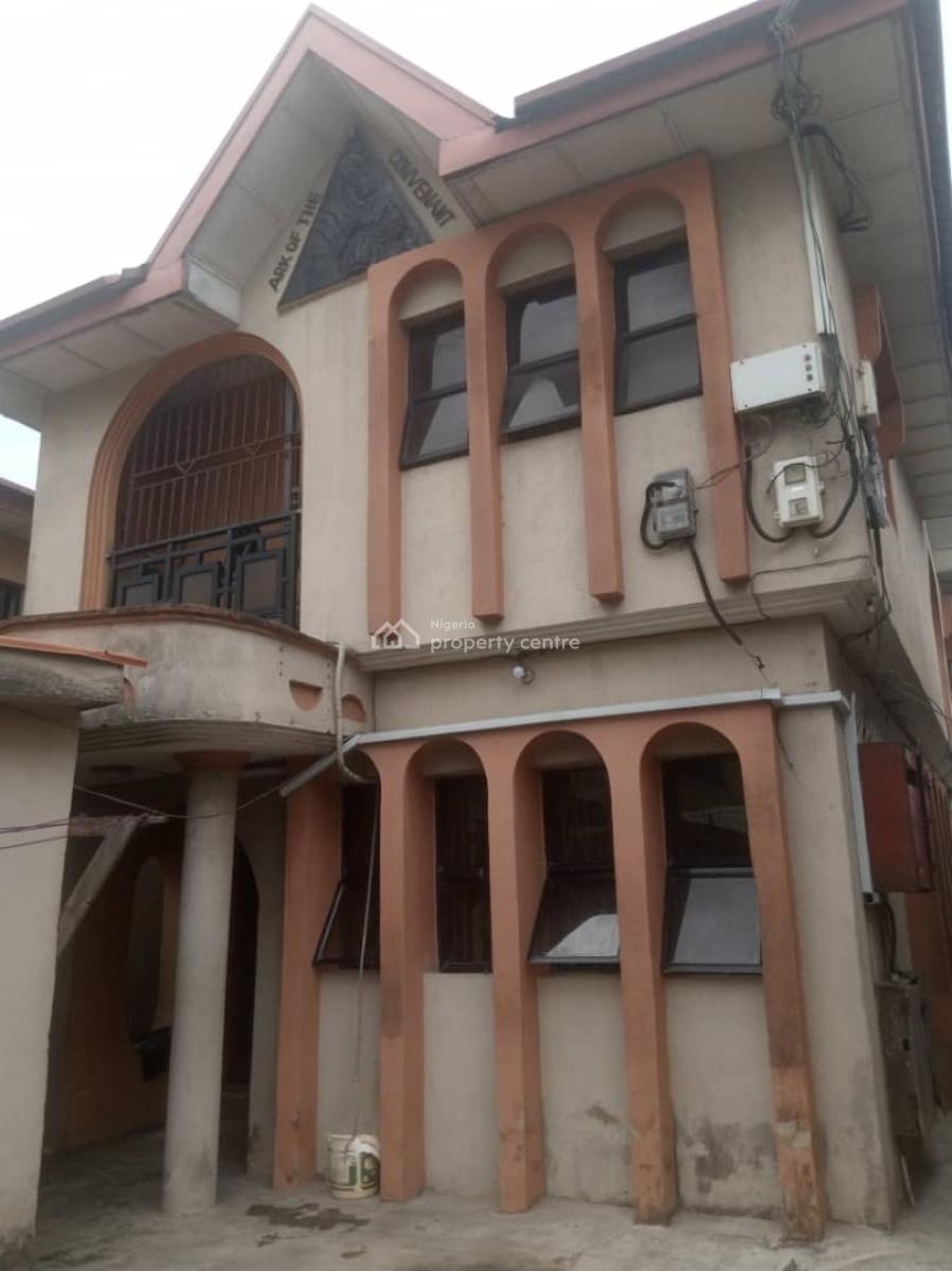 a Very Solid 3 Bedroom Duplex with 2 Nos of 2 Bedroom and a Roomself Con, Lambo Street, Towards Goodluck Ogudu Orioke, Alapere, Ketu, Lagos, Block of Flats for Sale