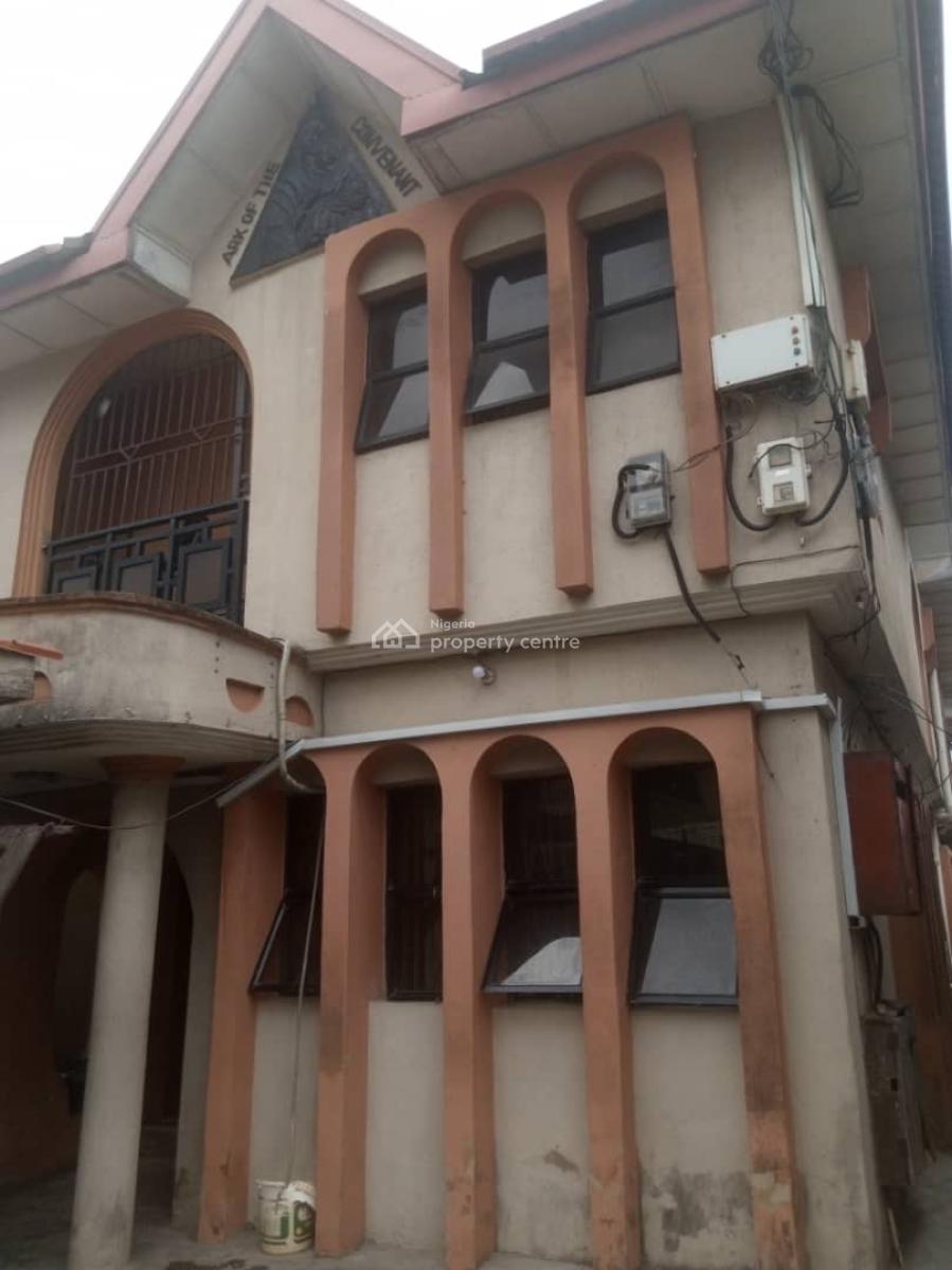 a Very Solid 3 Bedroom Duplex with 2 Nos of 2 Bedroom and a Roomself Con, Lambo Street, Towards Goodluck Ogudu Orioke, Alapere, Ketu, Lagos, Block of Flats for Sale