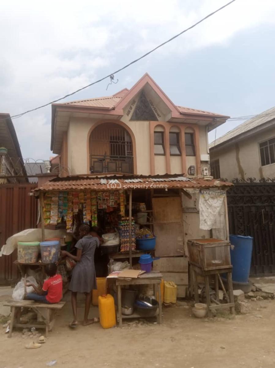 a Very Solid 3 Bedroom Duplex with 2 Nos of 2 Bedroom and a Roomself Con, Lambo Street, Towards Goodluck Ogudu Orioke, Alapere, Ketu, Lagos, Block of Flats for Sale