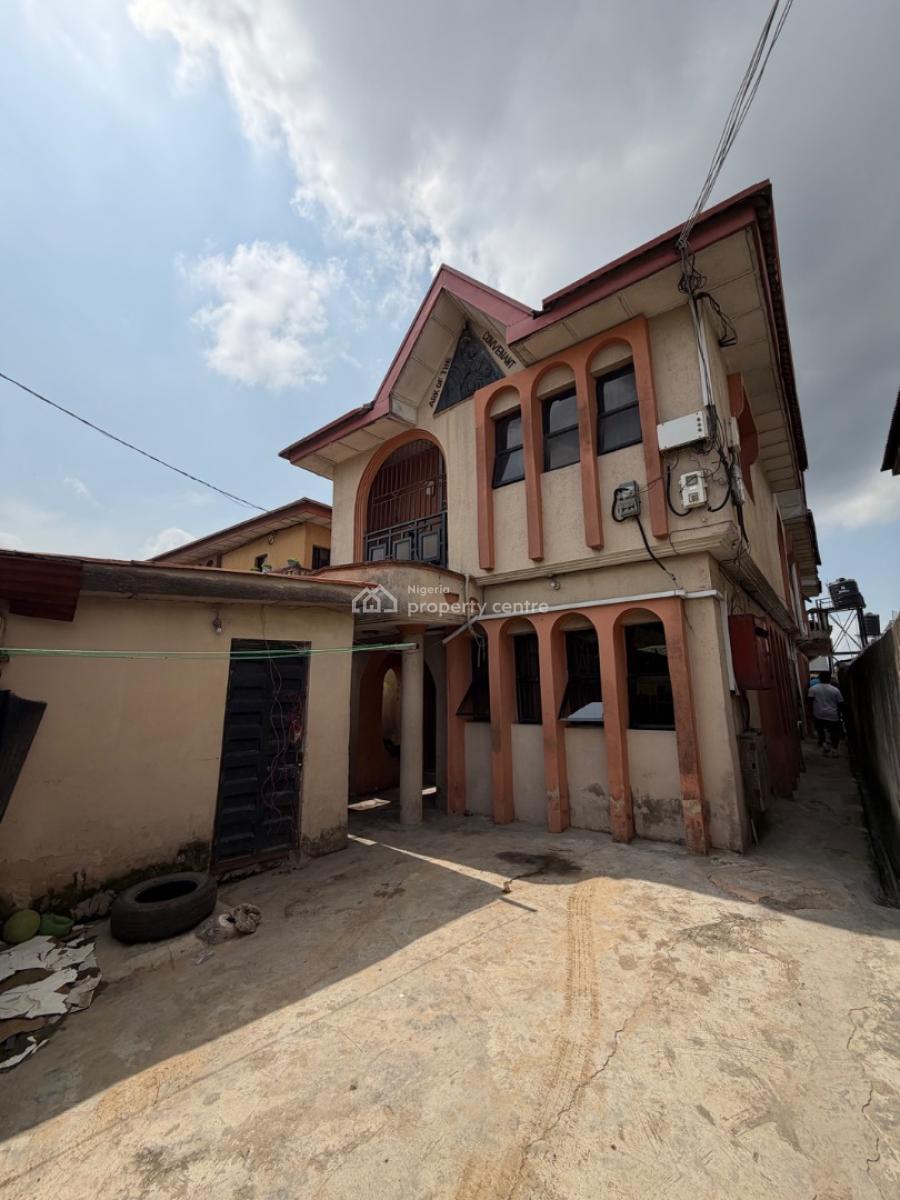 Very Solid 3 Bedroom Duplex with 2 Nos of 2 Bedroom and a Room Self Contain, Lambo Street, Towards Goodluck Ogudu Orioke, Alapere, Ketu, Lagos, Block of Flats for Sale