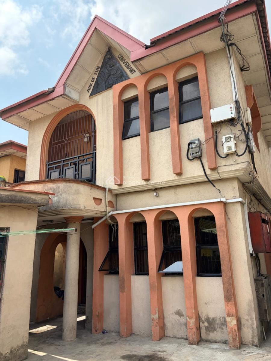 Very Solid 3 Bedroom Duplex with 2 Nos of 2 Bedroom and a Room Self Contain, Lambo Street, Towards Goodluck Ogudu Orioke, Alapere, Ketu, Lagos, Block of Flats for Sale