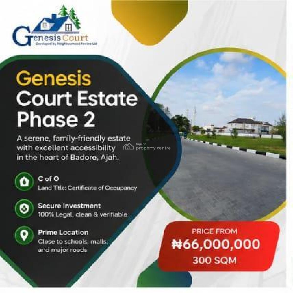 Invest in a Sort After Location Property at Badore/ Sangotedo, Badore, Ajah, Lagos, Residential Land for Sale