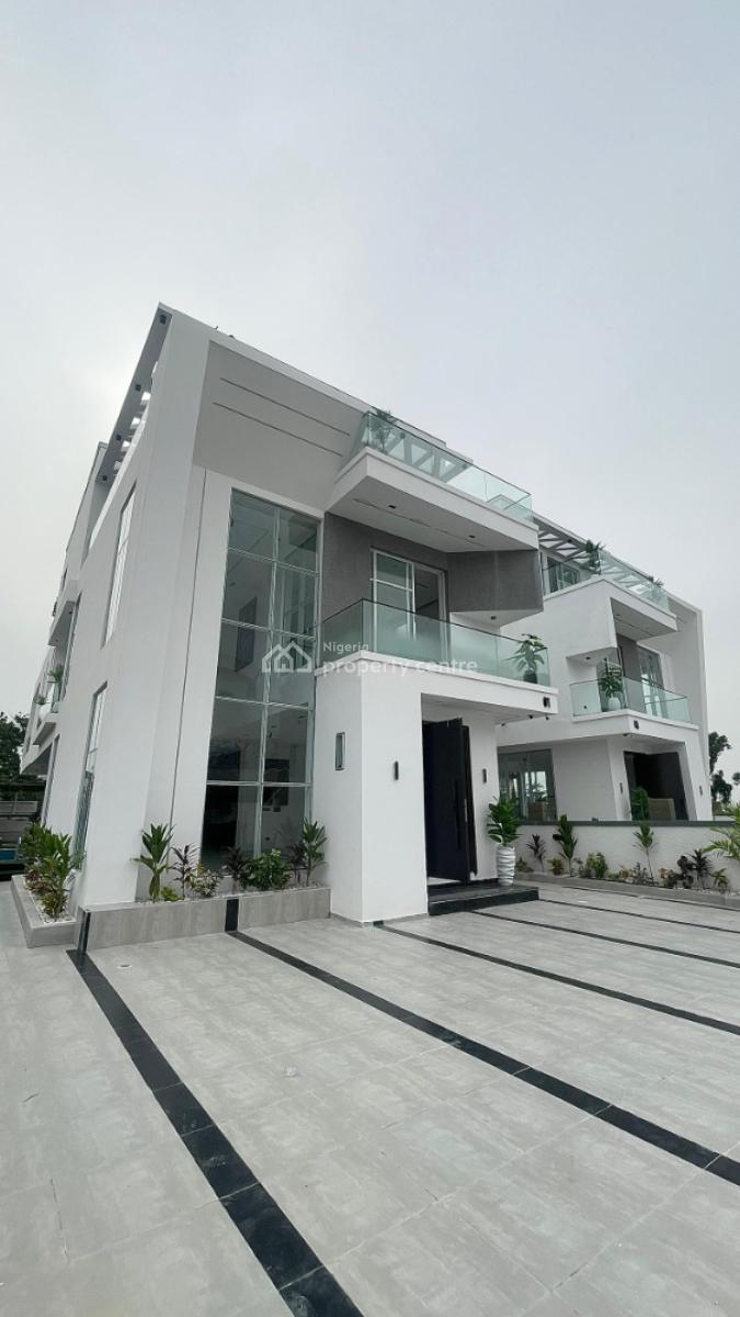 Fully Automated 5 Bedroom Fully Detached  Duplex + Office Space + Gym, Peaceful Estate, Osapa, Lekki, Lagos, Detached Duplex for Sale