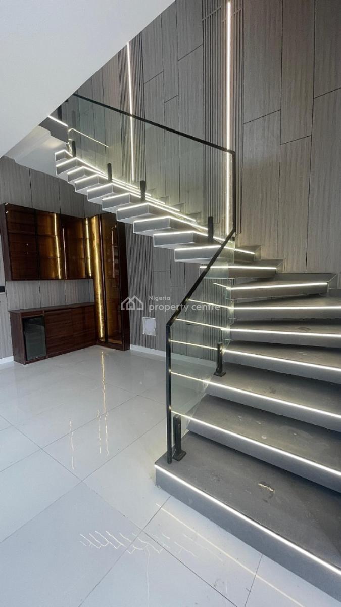 Fully Automated 5 Bedroom Fully Detached  Duplex + Office Space + Gym, Peaceful Estate, Osapa, Lekki, Lagos, Detached Duplex for Sale