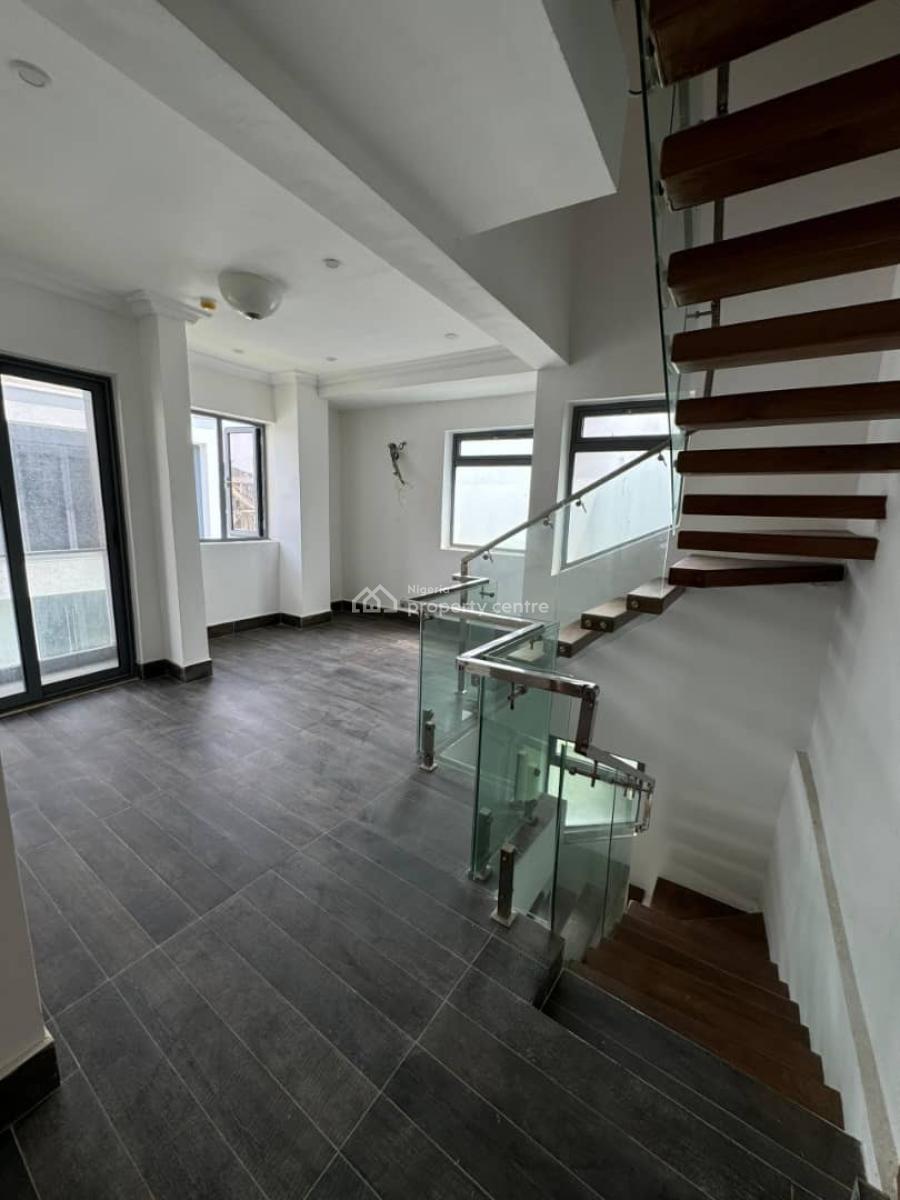 Fully Service 3 Bedrooms Penthouse Duplex with an Office and Bq, Cowrie Creek Estate, Ikate, Lekki, Lagos, Semi-detached Duplex for Rent